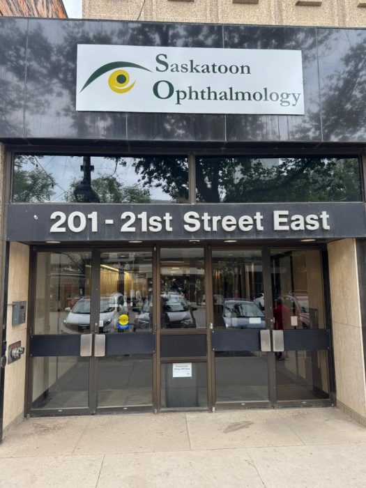 sign on building
